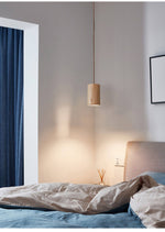 Forma Wood Pendant Lamp – Sculpted Solid Wood, Modern Minimalist Lighting