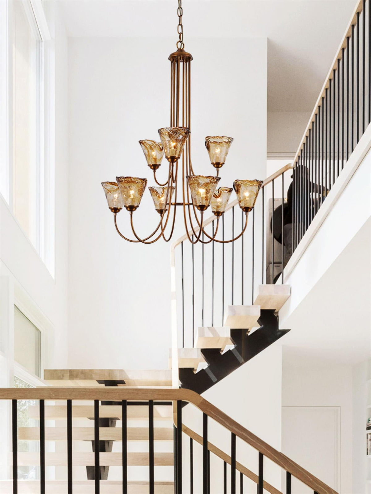 franklin-amber-chandelier