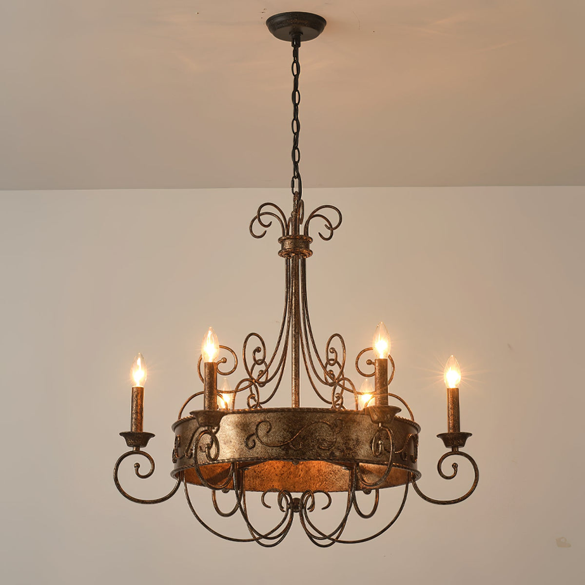 franklin-rust-candlestick-chandelier