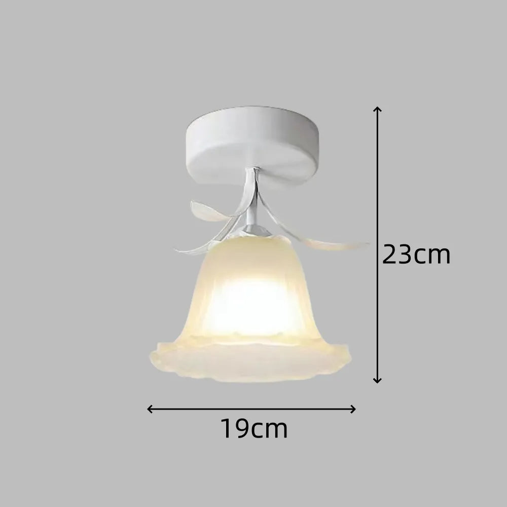 French Style Cream Colored Balcony Entrance Ceiling Light For The Hallway