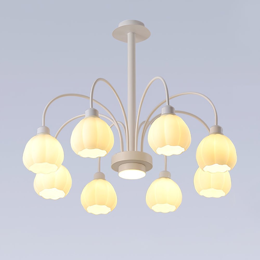 French Cream Bud Chandelier