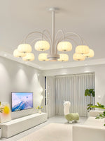 French Cream Pumpkin Chandelier