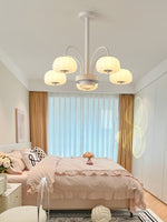 French Cream Pumpkin Chandelier