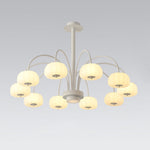 French Cream Pumpkin Chandelier