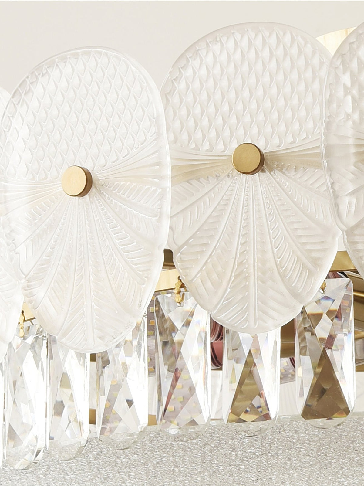French Retro Crystal Ceiling Lamp