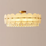 French Retro Crystal Ceiling Lamp