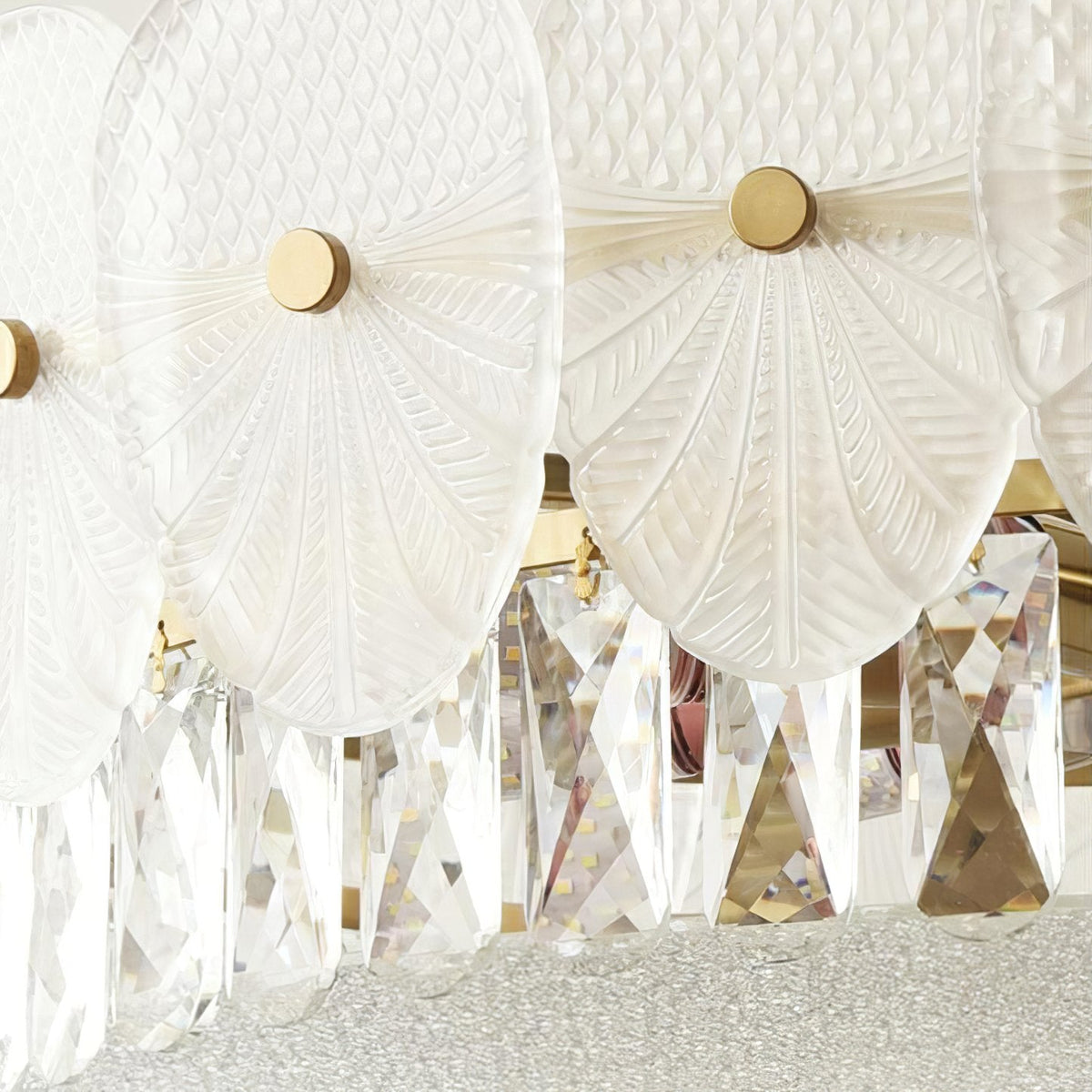 French Retro Crystal Ceiling Lamp