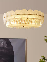 French Retro Crystal Ceiling Lamp