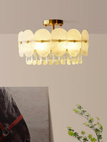 French Retro Crystal Ceiling Lamp