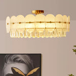 French Retro Crystal Ceiling Lamp