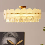 French Retro Crystal Ceiling Lamp