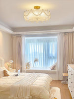 French Style Pearl Glass Chandelier