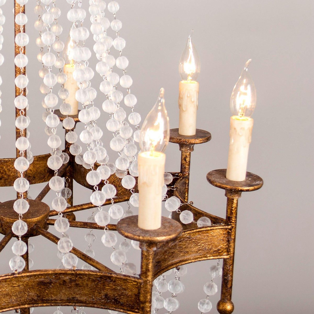 frosted-crystal-bead-chandelier