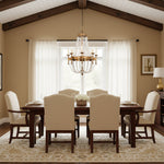 frosted-crystal-bead-chandelier