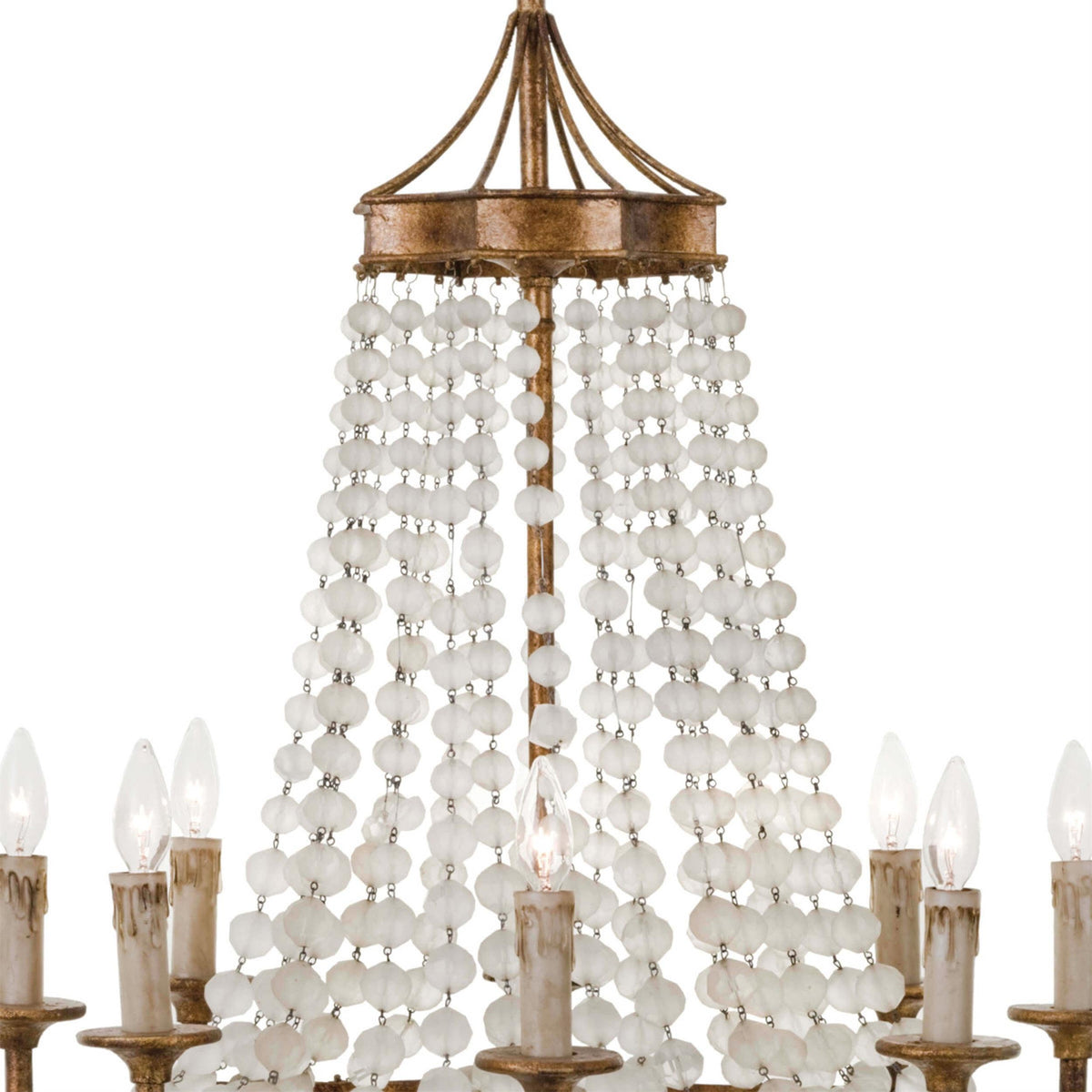 frosted-crystal-bead-chandelier