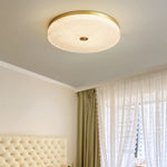 Frosted Dawn Ceiling Light – Modern Flush Mount LED Lamp for Bedroom & Living Room