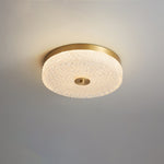 Frosted Dawn Ceiling Light – Modern Flush Mount LED Lamp for Bedroom & Living Room