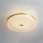 Frosted Dawn Ceiling Light – Modern Flush Mount LED Lamp for Bedroom & Living Room