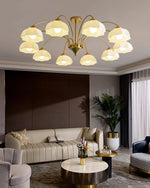 frosted-glass-bell-chandelier