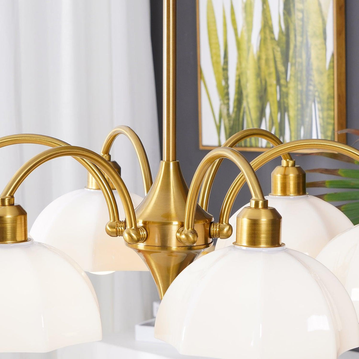 frosted-glass-bell-chandelier
