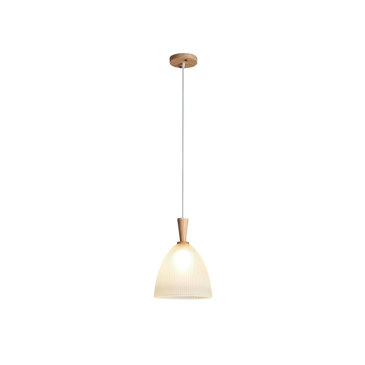 Frosted Glass Bowl Pendant Light