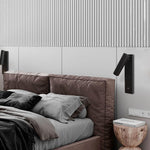 Fuse LED Wall Sconce with USB Charging Port for Bedside and Hallway