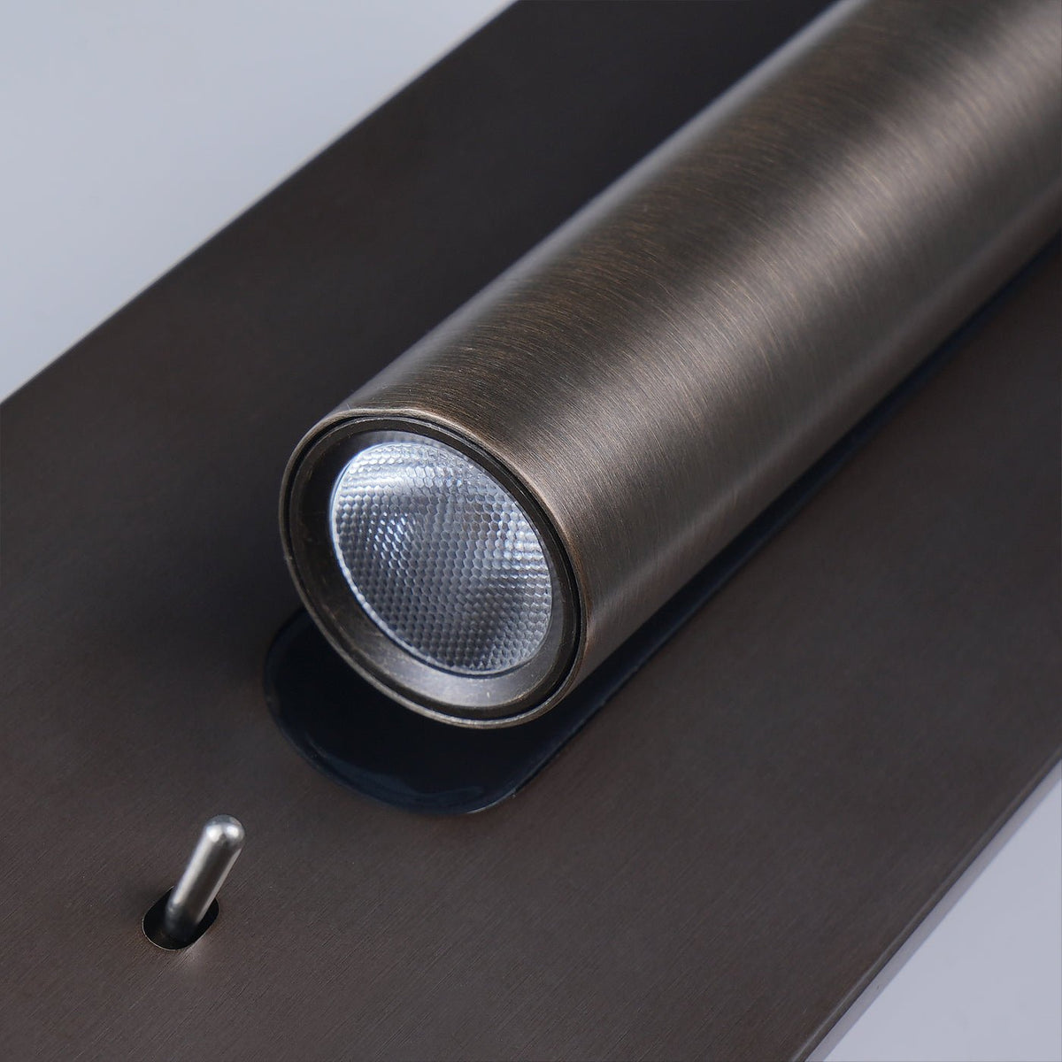 Folded Back LED Wall Sconce for Bedside Reading