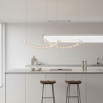 Gabriel Curved LED Chandelier — Customizable Modern Statement Light