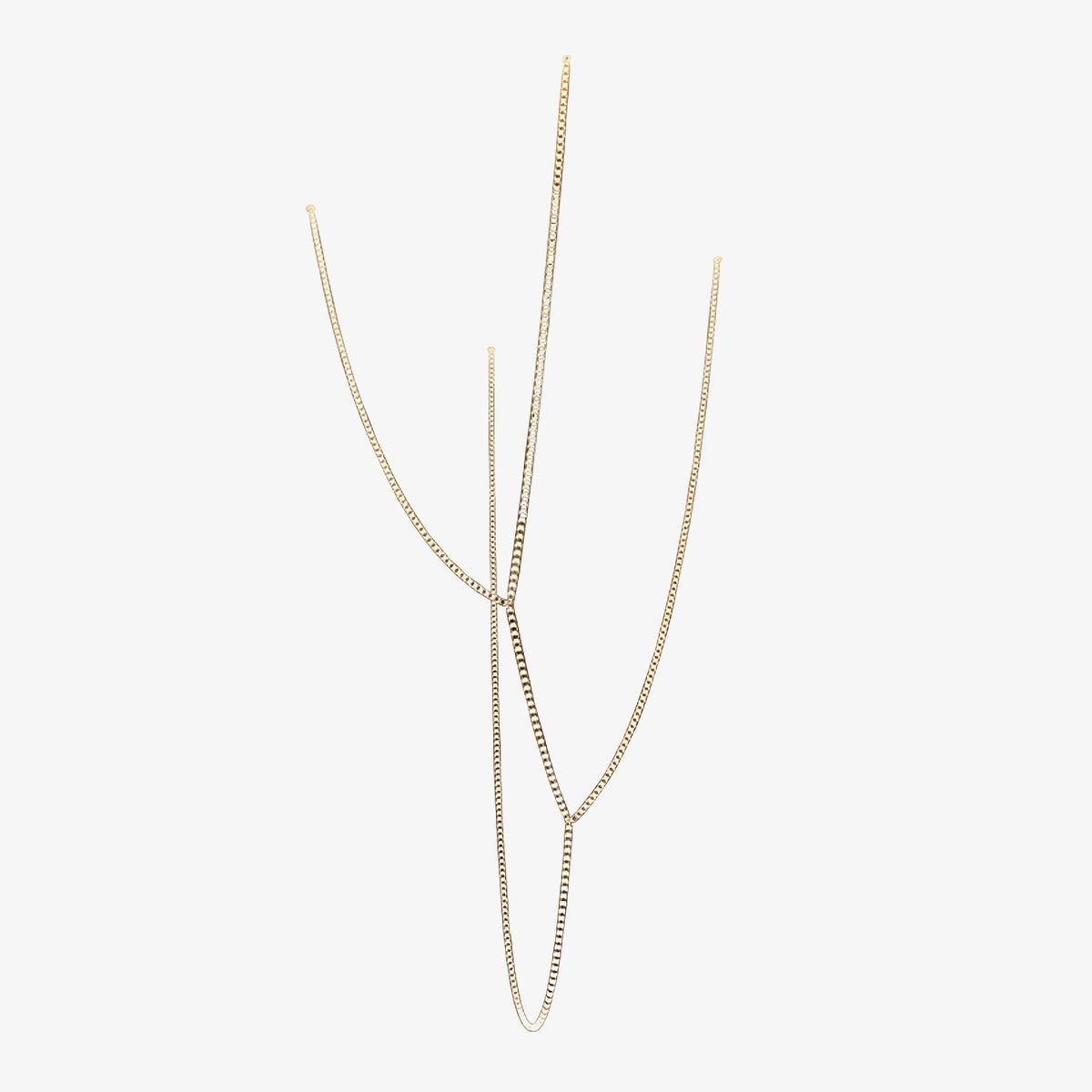 Gabriel Gold Crystal Chandelier – Sculptural LED Pendant for Modern Interiors