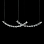 Gabriel Curved LED Chandelier — Customizable Modern Statement Light