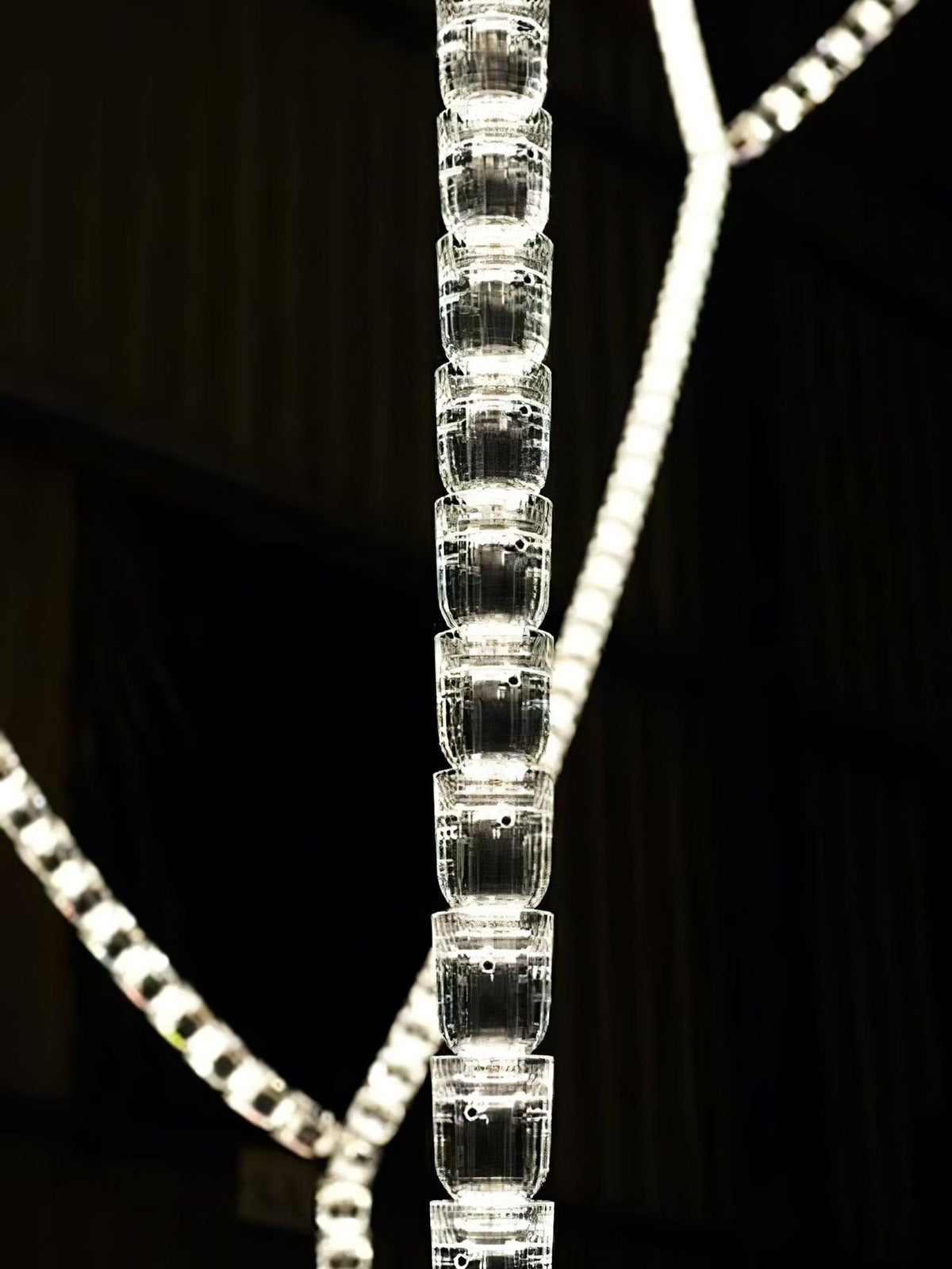 Gabriel Twist LED Chandelier — Custom Designer Pendant for Luxury Interiors