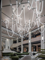 Gabriel Knot LED Chandelier – Customizable Modern Statement Lighting for Luxury Interiors