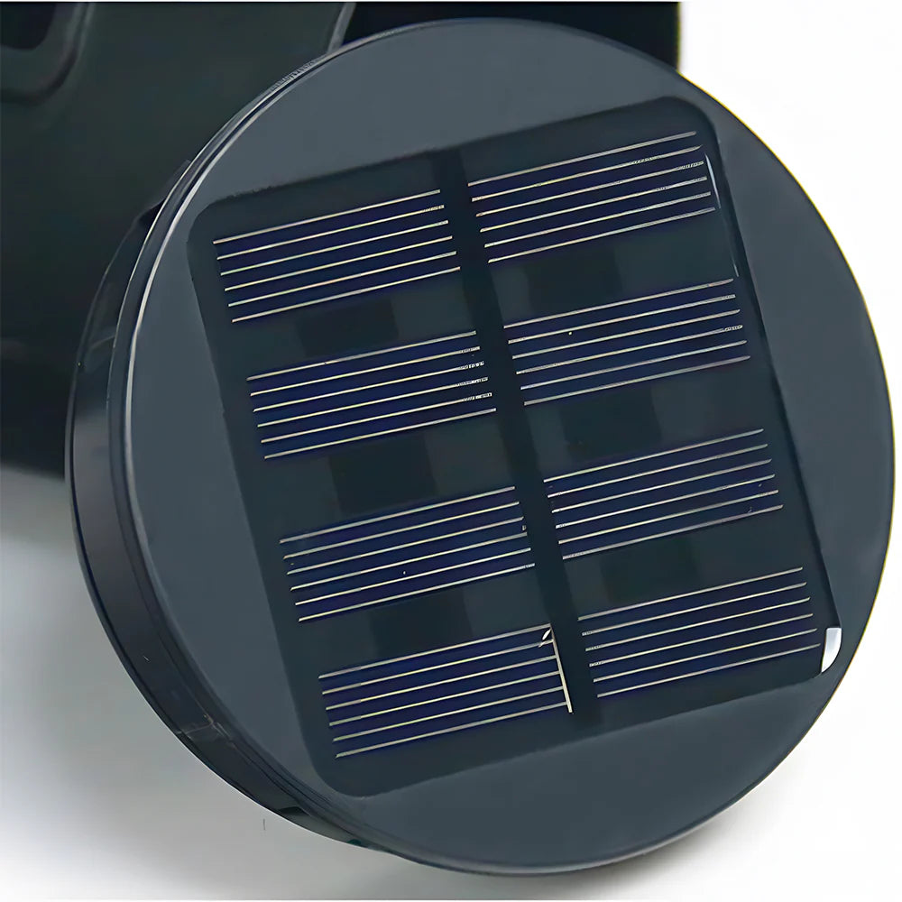 Solar Power Black Garden Floor Lights