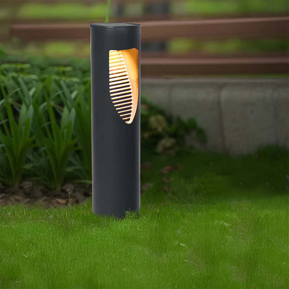Solar Power Black Garden Floor Lights