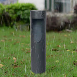 Solar Power Black Garden Floor Lights