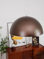 Hemisfera Plaster Pendant Light — Designer Hemisphere Suspension Lamp