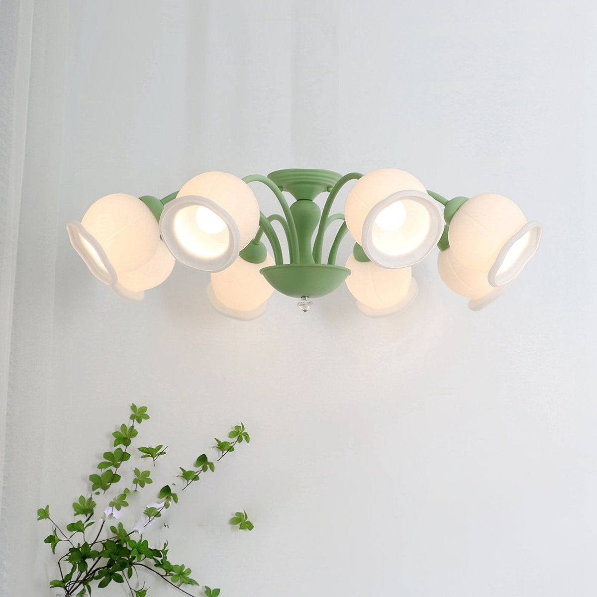 Garden Rose Ceiling Lamp