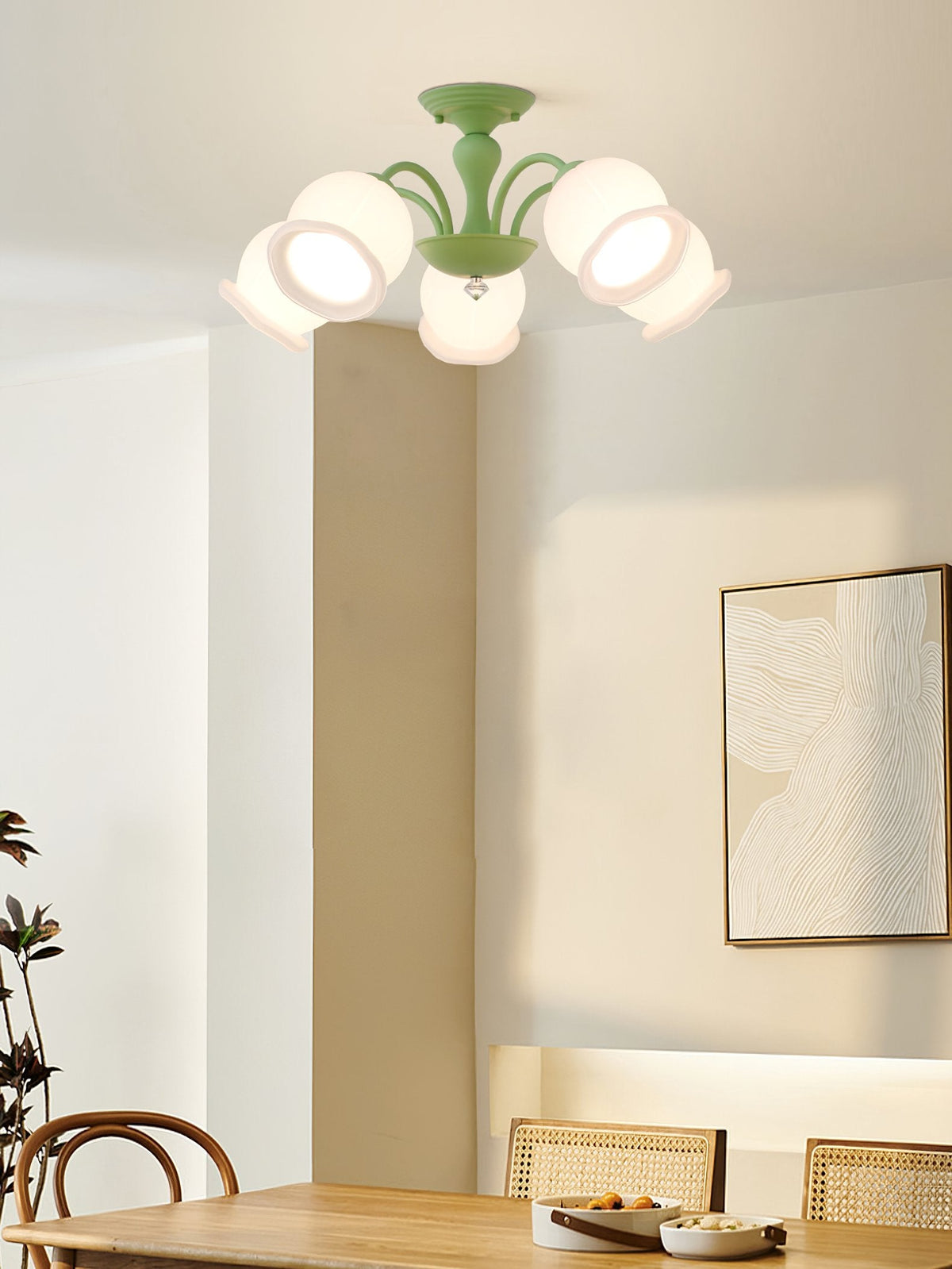 Garden Rose Ceiling Lamp
