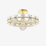 Garland Crystal Ceiling Lamp