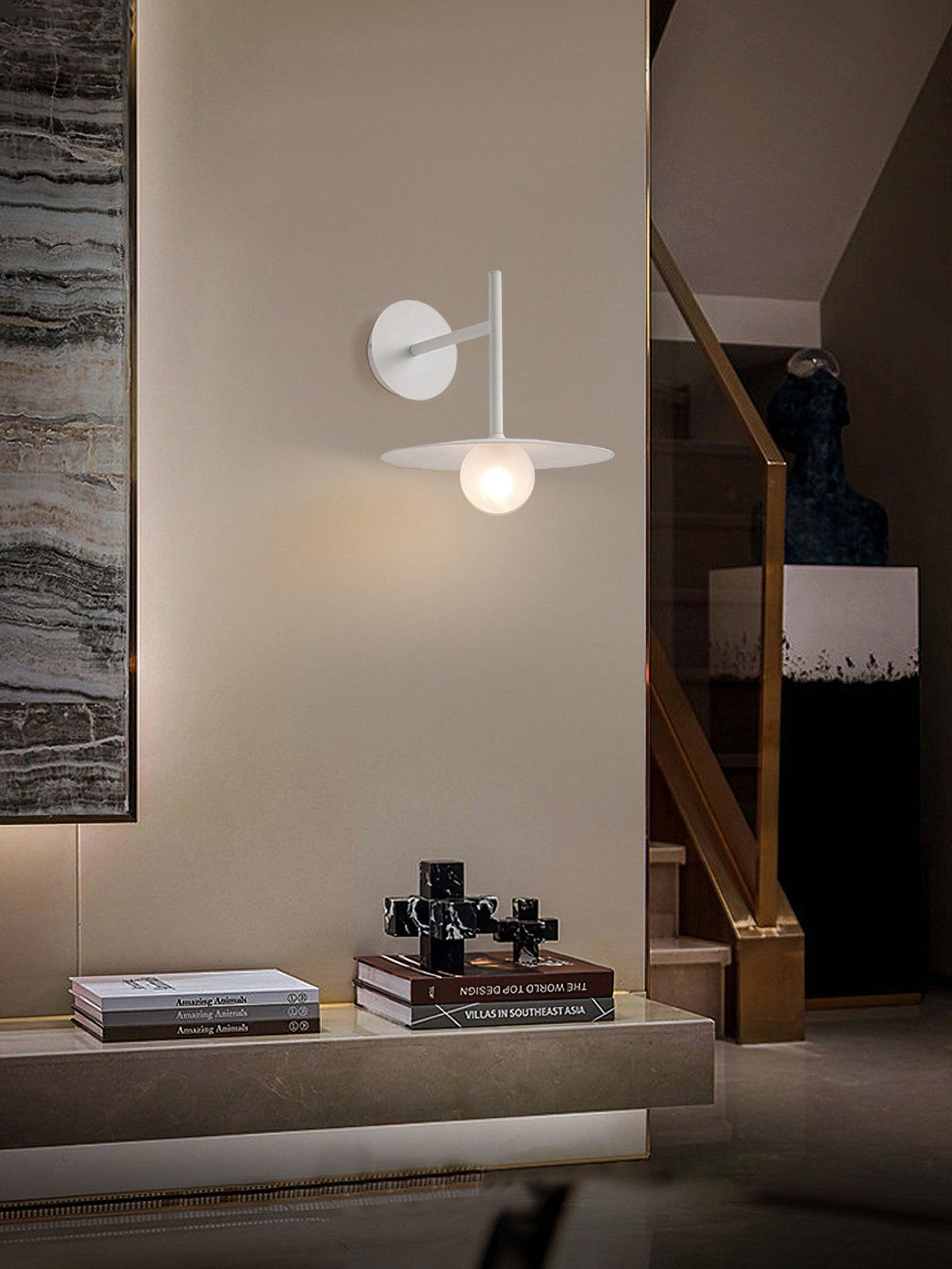 Gea Iron Plug In Wall Lamp