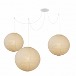 Handmade Mulberry Paper Pendant Light – Mid-Century Modern Washi Shade