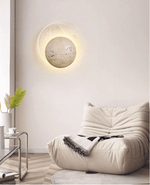 Genesis Travertine Wall Sconce | Natural Stone LED Wall Light
