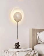 Genesis Travertine Wall Sconce | Natural Stone LED Wall Light