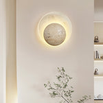 Genesis Travertine Wall Sconce | Natural Stone LED Wall Light