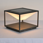 Geo Frame Solar Outdoor Light – Modern Minimalist LED Lantern