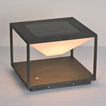 Geo Frame Solar Outdoor Light – Modern Minimalist LED Lantern