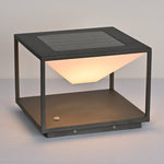 Geo Frame Solar Outdoor Light – Modern Minimalist LED Lantern
