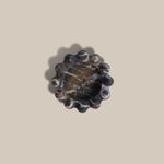 Geode Marble & Onyx Decorative Ashtray with Scalloped Edge