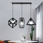 Geometric Cage Pendant Light