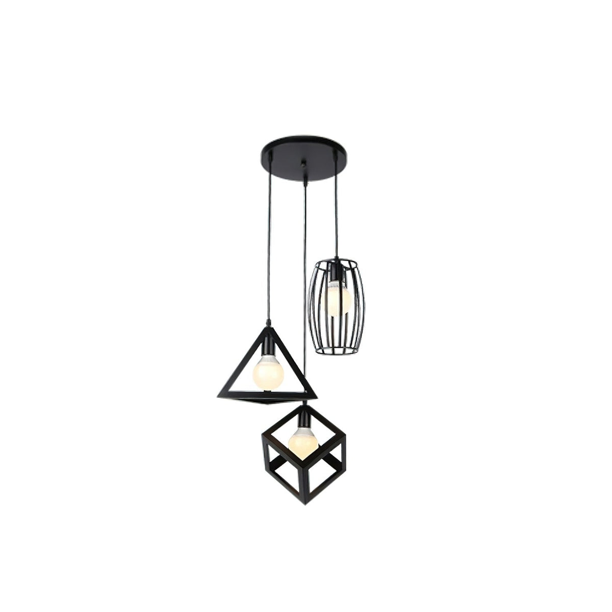 Geometric Cage Pendant Light
